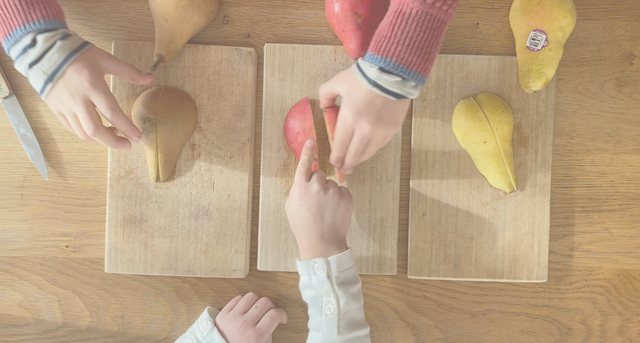 montessori meal time food preparation toddler knife skills
