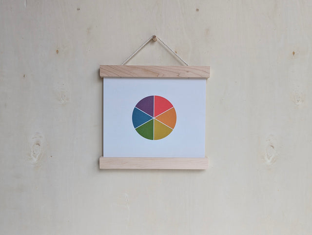 colour wheel, art print